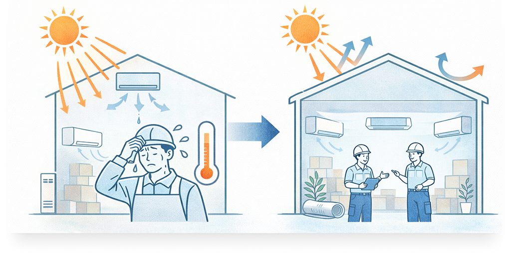 熱を入れる従来の方法と、熱を入れないZeroSolの考え方